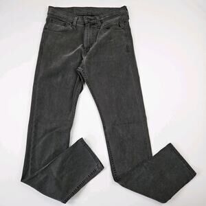 Levi's 513‎ Jeans Men's 29x32 Skinny Fit Gray Dark Wash Comfort Stretch Casual